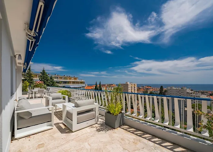 Suite Horizon Penthouse D\'Exception Avec Vue Mer A Cannes